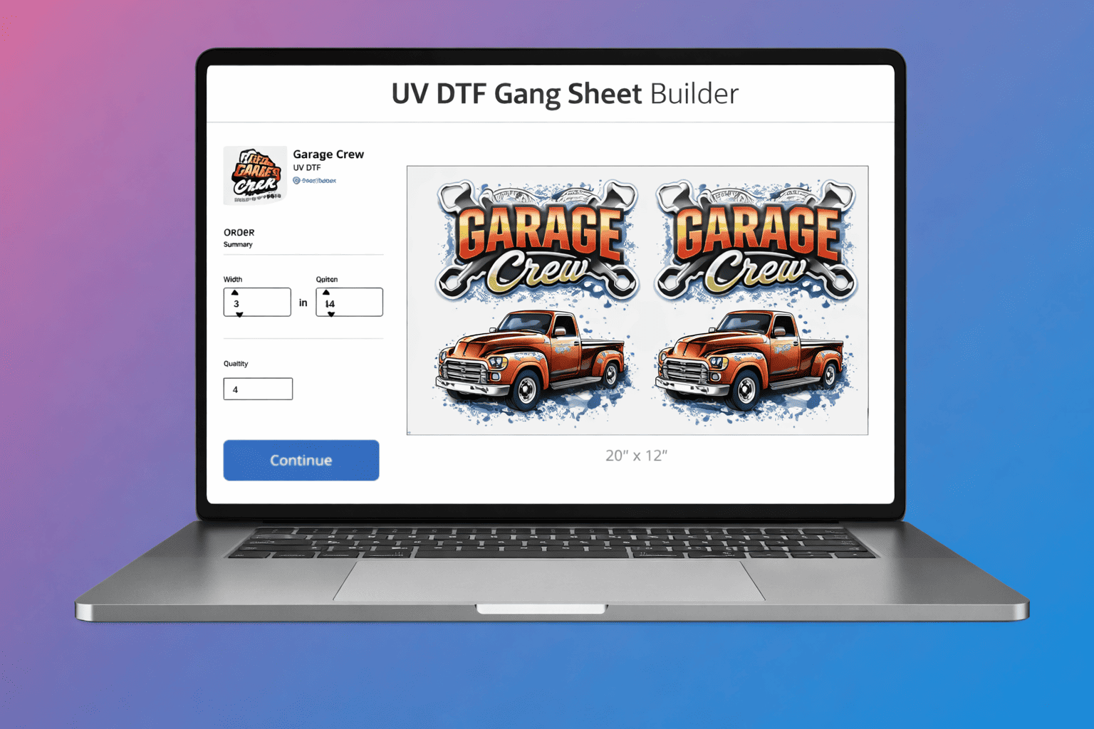 Gang Sheet Builder